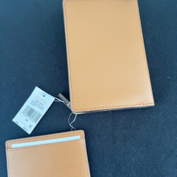 MICHAEL KORS Crossgrain Leather Card Case (Butternut Multi) 32T8GF6D6T - Picture 5 of 9